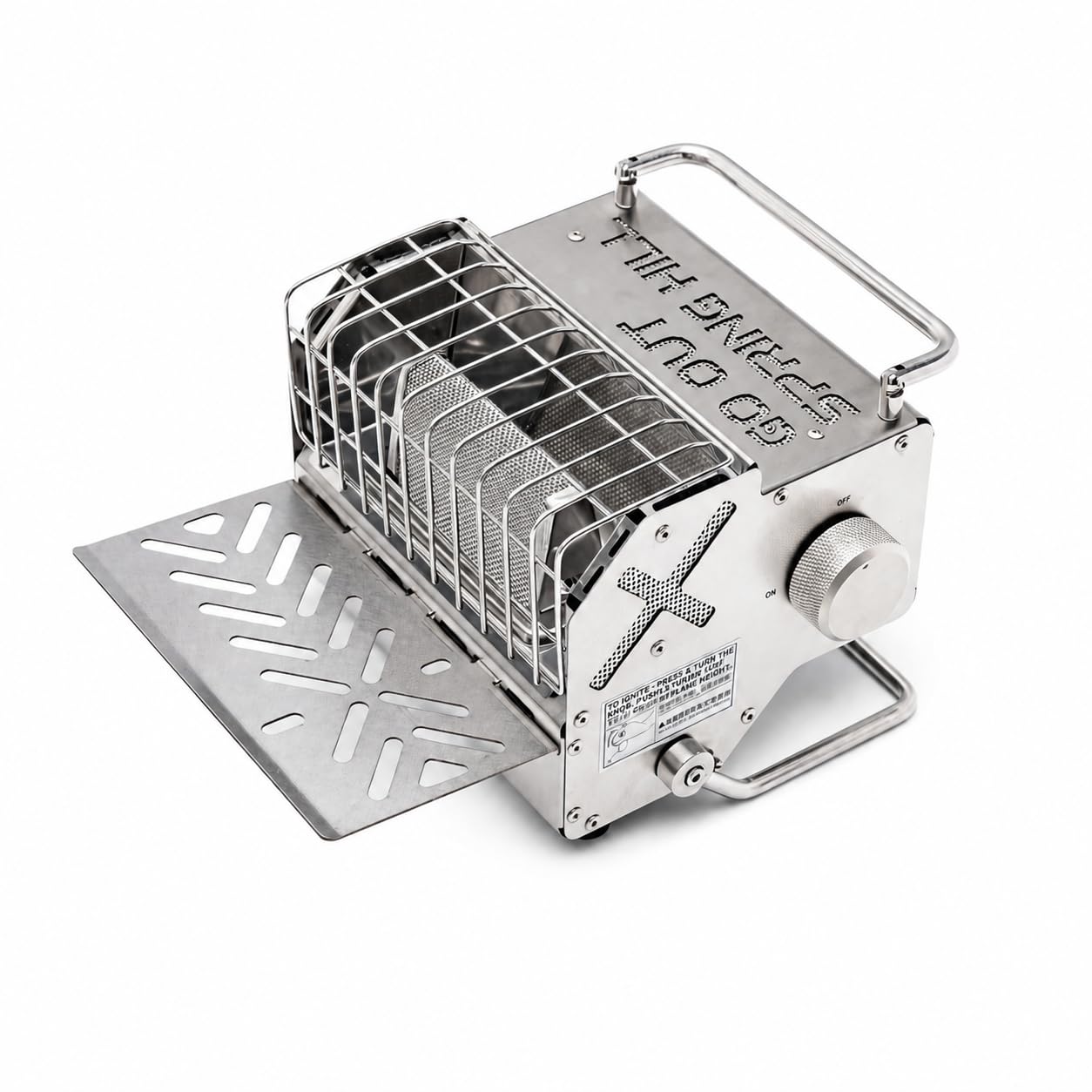 Springhill アウトドアストーブヒーター コンパクト シルバー Amazon.co.jp: Springhill アウトドアストーブヒーター 小型